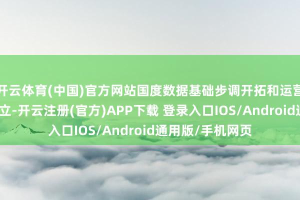 开云体育(中国)官方网站国度数据基础步调开拓和运营体制机制基本树立-开云注册(官方)APP下载 登录入口IOS/Android通用版/手机网页