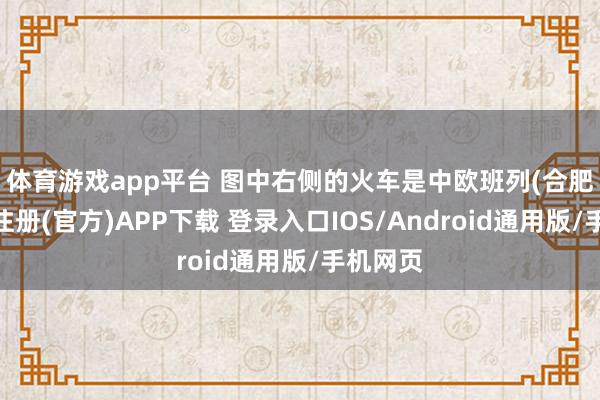 体育游戏app平台 图中右侧的火车是中欧班列(合肥)-开云注册(官方)APP下载 登录入口IOS/Android通用版/手机网页